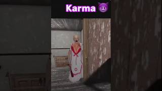 Granny reversing the Trick ☠️ Karma 👿 #scarygranny #gamerharsh #viralgame