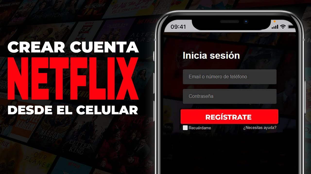 Como Crear una Cuenta de Netflix En mi Celular *2025* Cómo Crear una