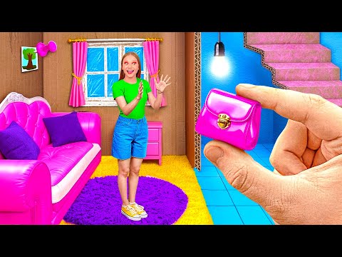 We Build a Tiny House at Home | Funny Moments