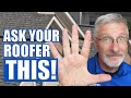 TIP: 5 Questions You MUST Ask A Roofer
