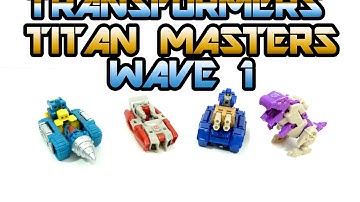 TRANSFORMERS TITANS RETURN TITAN MASTERS WAVE 1 TOY REVIEW