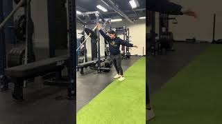 Landmine Split Stance Push Press