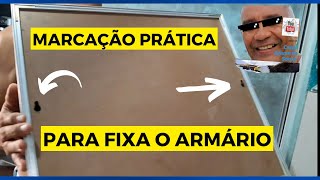 MARCAÇÃO PRATICA PARA FURA A PAREDE