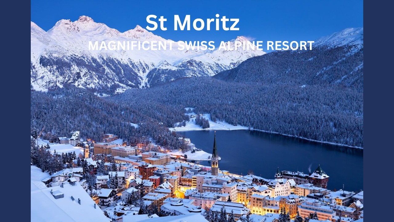 St Moritz, Switzerland in HEAVY SNOW - Winter Walking Tour in Swiss Alps