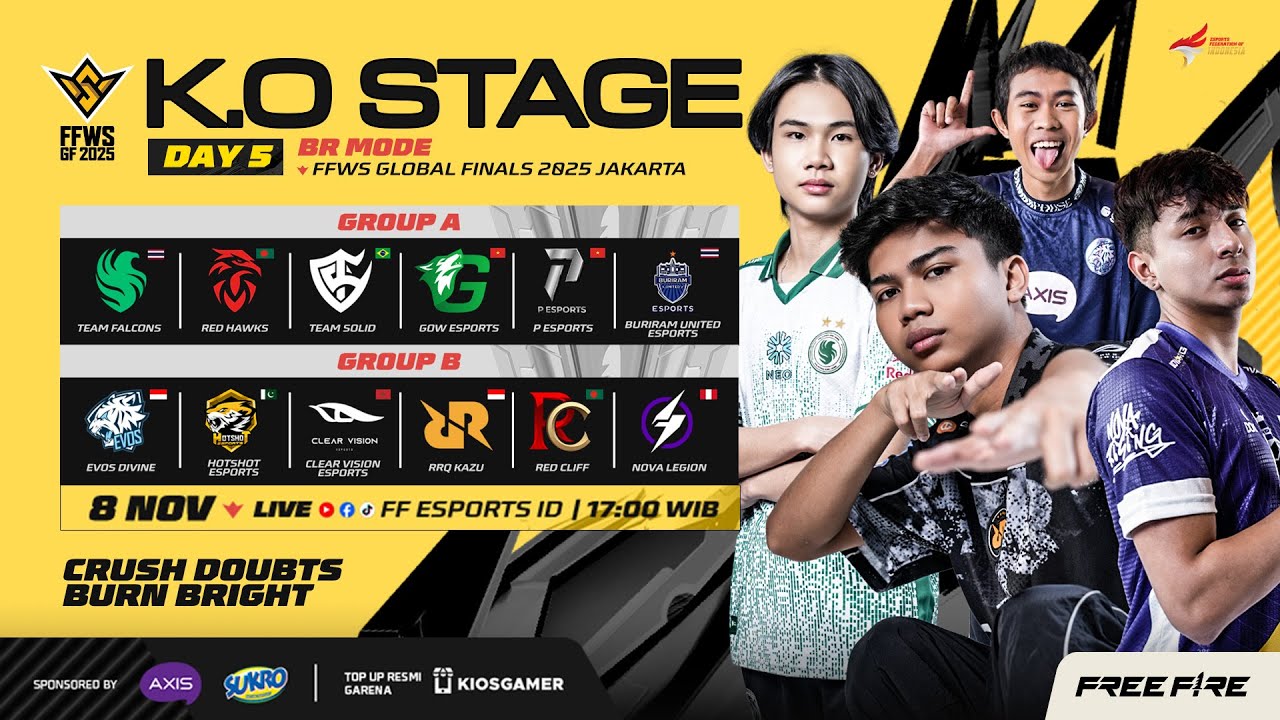 [ID] Knockout Stage - Week 2 Day 2: Grup A vs B | FFWS Global Finals 2025