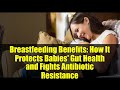 Breastfeeding Benefits: How It Protects Babies' Gut Health and Fights Antibiotic Resistance