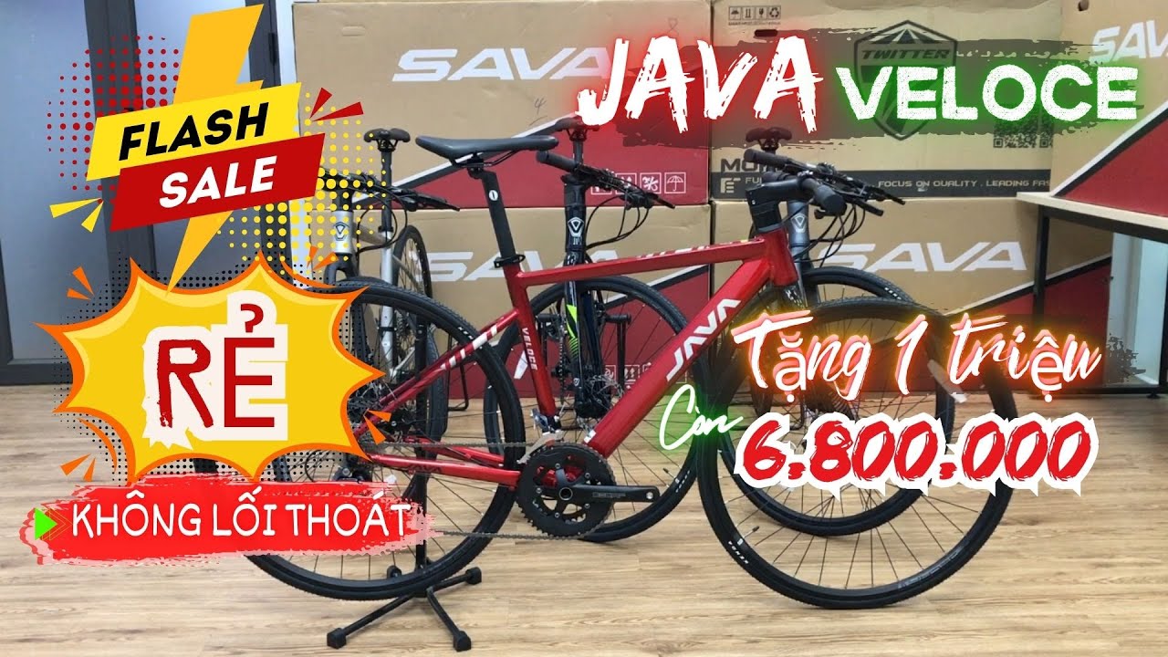 Giá Cực SỐC JAVA VELOCE + Tặng 1 củ Xe đạp tay ngang RẺ 0 LỐI THOÁT ...