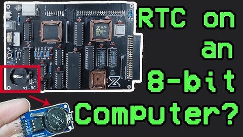 Real-Time Clock on an 8-bit computer