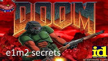Ultimate Doom: E1M2 Nuclear Plant - secrets | cz playthrough