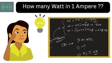 How many Watt in 1 Ampere | Ampere to Watt Calculation - Electrical Interview Question ?