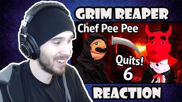 GRIM REAPER!   SML Movie  Chef Pee Pee Quits! Part 6 Reaction charmx reupload
