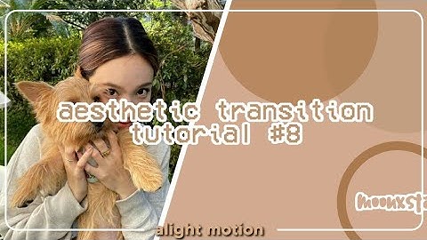 Aesthetic transition tutorial #8 || Alight Motion