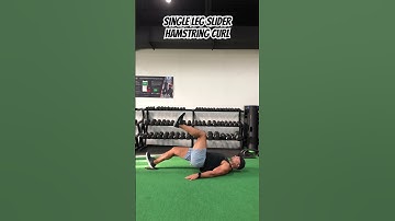 Single Leg Slider Hamstring Curl