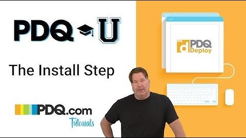 The Install Step in PDQ Deploy