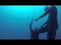 David Bisbal, curso de Apnea con Miguel Lozano 22,7 metros