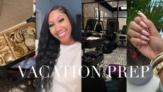 MAINTENANCE VLOG | PREP FOR VACATION WITH ME, NAILS, WIG INSTALL, LASHES, SELF CARE + MORE