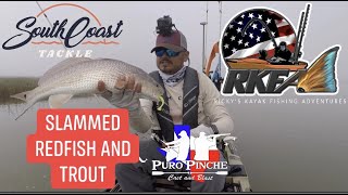 Kayak Fishing Corpus Christi Texas Nueces Bay Marsh Redfish Trout