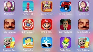 HelloNeighbor,ScaryTeacher3D,Sponge,FunRace3D,Masha,AirshipInvader,SnakeRivals,Hole.io,Tom Run,Mario screenshot 5