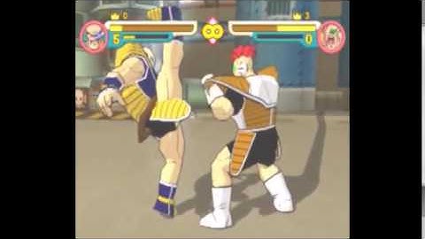 Dragon Ball Z Budokai 2-Nappa vs Recoome