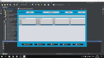 APLIKASI CRUD DAN REPORT INPUT DATA BARANG JAVA NETBEANS