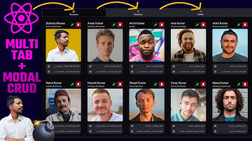 6 Hours Step By Step - Multi Tab + Modal Based CRUD Application React Router 6.10 + Strapi हिंदी में