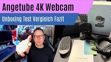 Die BESTE Webcam Für Streamer in 2025 | Angetube 4K Webcam mit AI und Gestensteuerung