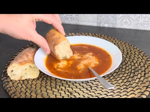 AMAZING TOMATO SOUP IN 10 MIN !!! Healty and quick recipe!!!