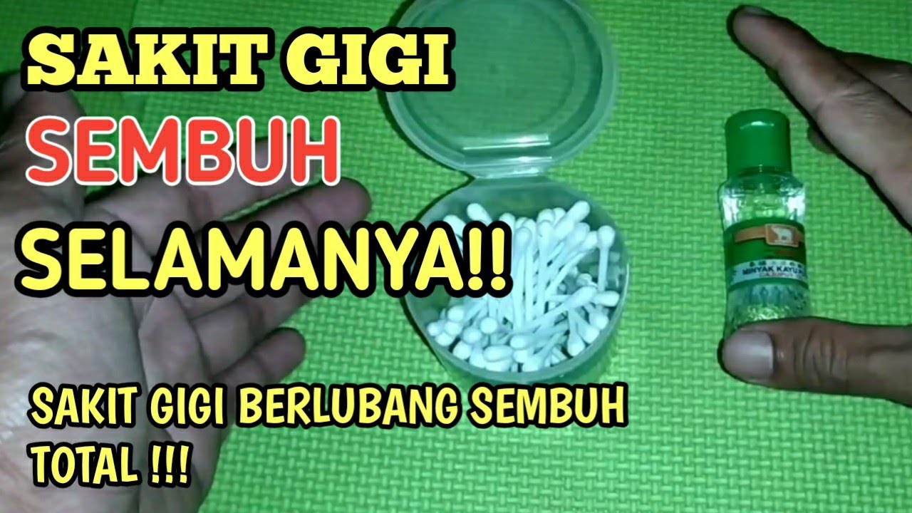 OBAT SAKIT GIGI BERLUBANG PALING AMPUH- TANPA HARUS KE DOKTER !!