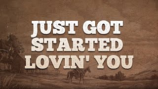 Download Lagu James Otto - Just Got Started Lovin' You / Lyrics MP3