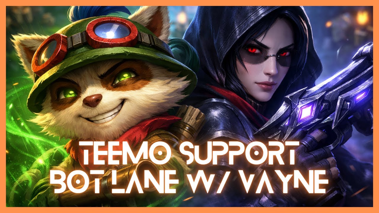 Teemo Support + Vayne: The Close Game Nobody Expected! (FULL GAME)