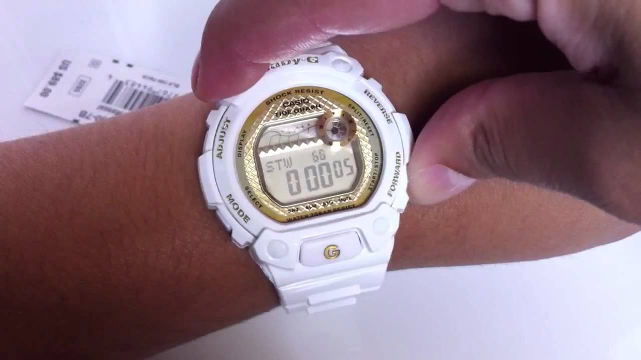 Casio Baby-G G-Lide Tide Graph Watch Blx100-7B - Youtube