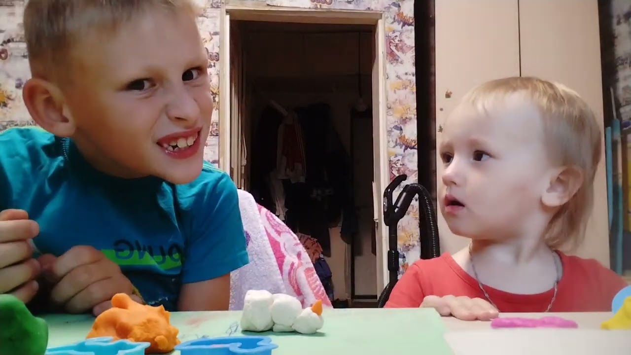 лепка из теста"пластишка" 2 - YouTube