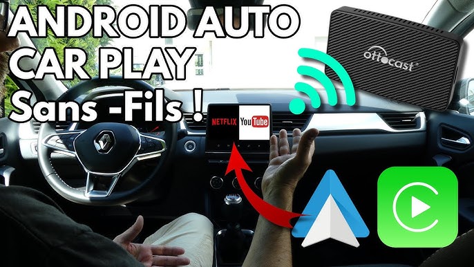 Adaptateur sans Fil Android Auto, A2A Wireless Android Auto Dongle,  Compatible avec Les Voitures équipées d