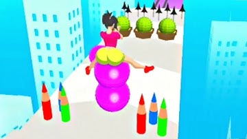 Bouncy Rush Game | Bouncy Rush Gameplay Walkthrough -  Bounce Big