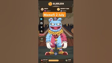 memefi daily combo | memefi secret combo today | memefi 2 July reward level 7 Best trick