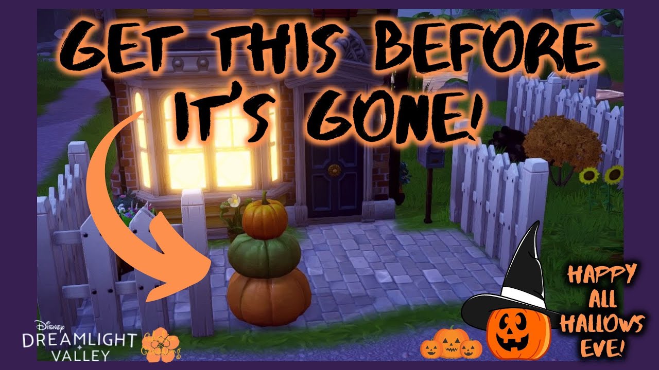 Happy All Hallows Eve Disney Dreamlight Valley Tips & Tricks YouTube