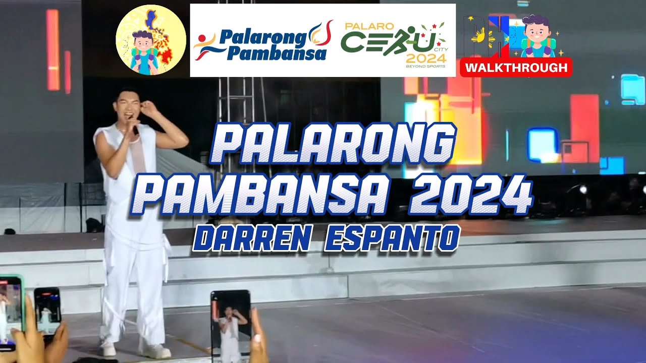Darren Espanto's Performance at the Palarong Pambansa 2024 Closing Ceremony