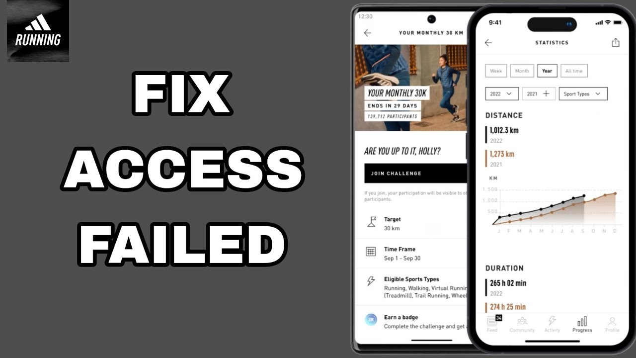 How To Fix And Solve Access Failed On Adidas Running App | Easy Fix ...