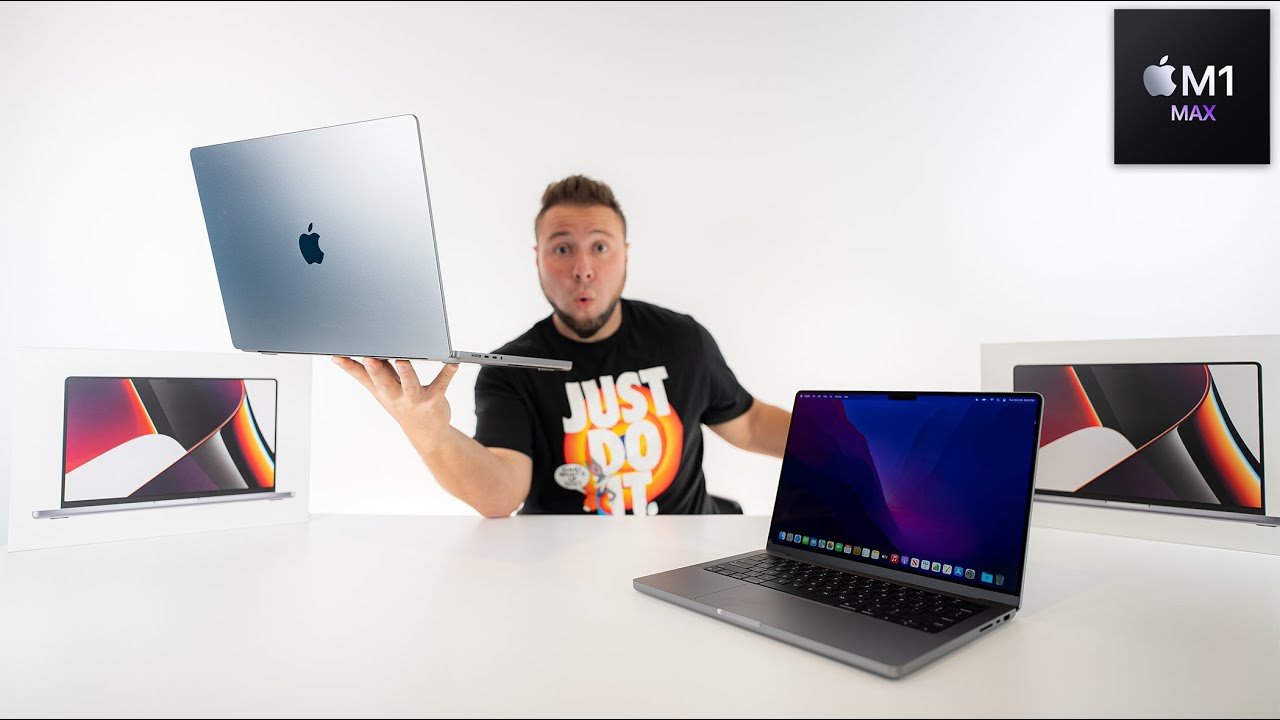 14 & 16 Inch M1 Max Macbook Pro Unboxing + First Impressions - YouTube