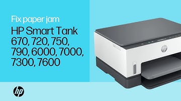 Fix a paper jam | HP Smart Tank 670, 720, 750, 790, 6000, 7000, 7300, 7600 printers | HP Support