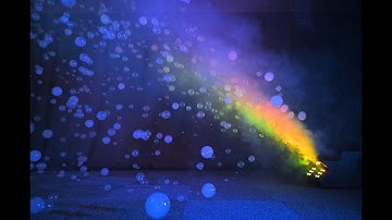 Yescom 3in1 LED Fog Bubble Machine with Remote DMX 12-RGB 2500W