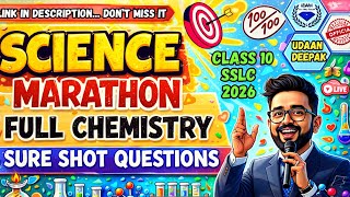 10th SSLC 2026 SCIENCE MARATHON FULL CHEMISTRY 25 MARKS SURE SHOT QUESTIONS