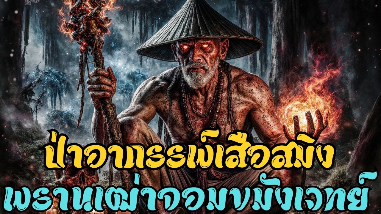 เฒ่าก้อน พรานป่า..จอมขมังเวทย์ - เสือสมิงอาถรรพ์ ป่าลึกต้องสาป ห้ามฟังคนเดียวกลางดึก!