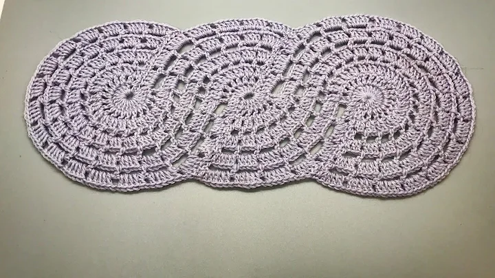 CAMINO DE MESA TEJIDO A CROCHET PARTE 2