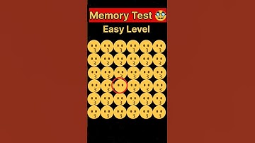 memory test || part - 30 || riddles and puzzles for IQ test #puzzle #memorytest #emojichallenge