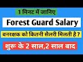 15+ Rajasthan Forest Guard Salary In Hindi