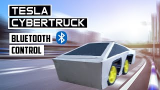 Tesla Cybertruck Bluetooth Control | How to make Tesla Cybertruck model | Bluetooth Car
