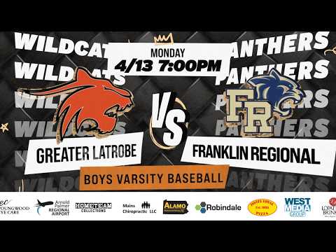 High School Boys Varsity Baseball Wildcats V.S. Franklin Regional Panthers
