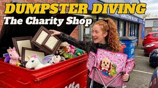 DUMPSTER DIVING With Mum At Her Local CHARITY SHOP - VINTAGE Plush Found + FULL HAUL  Wealth