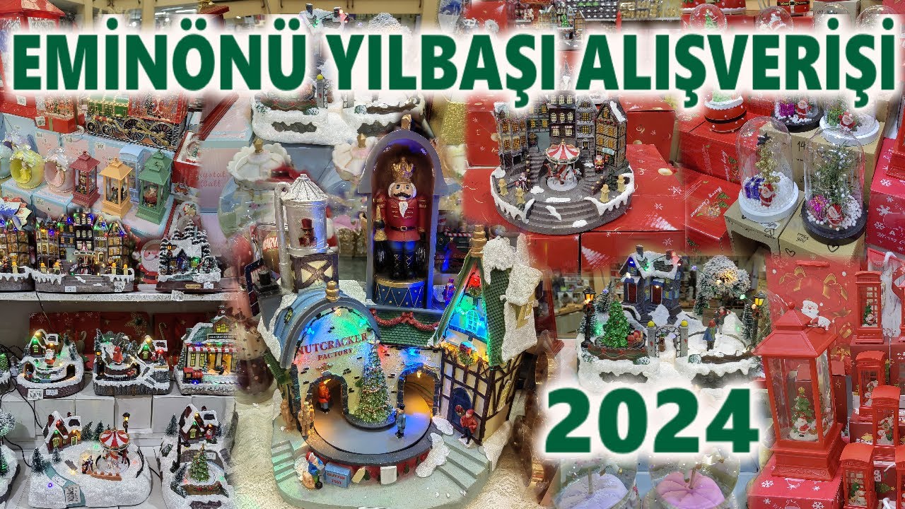 EMİNÖNÜ YILBAŞI ALIŞVERİŞİ | BEKLENEN VİDEO ŞARK HAN | BU  HARİKA ÜRÜNLERE BAYILACAKSINIZ 🎅🎄⛄︎